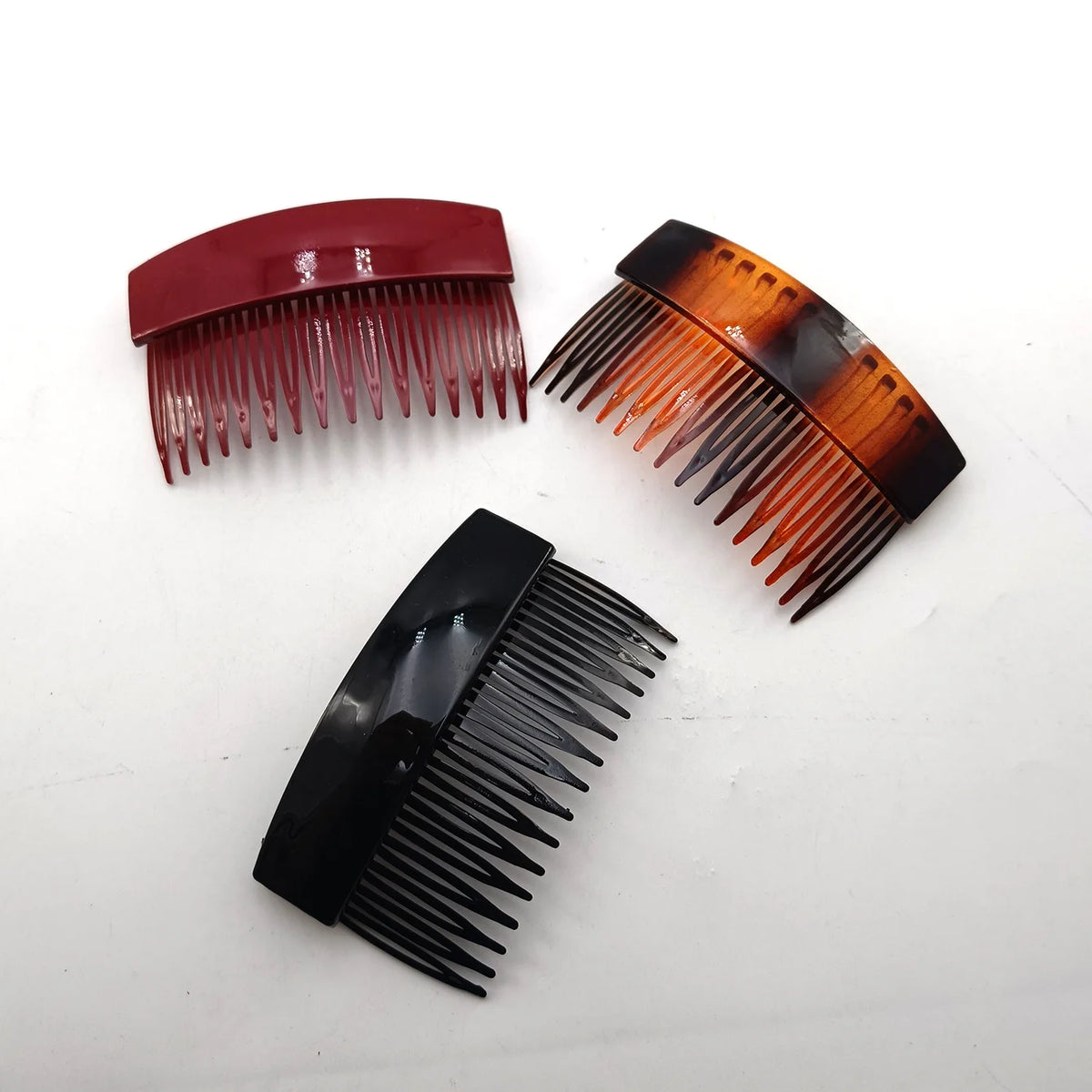 SWANS Frosted Wide-Tooth Hair Comb – Invisible Fixed Hold Hair Styling Comb SWANS