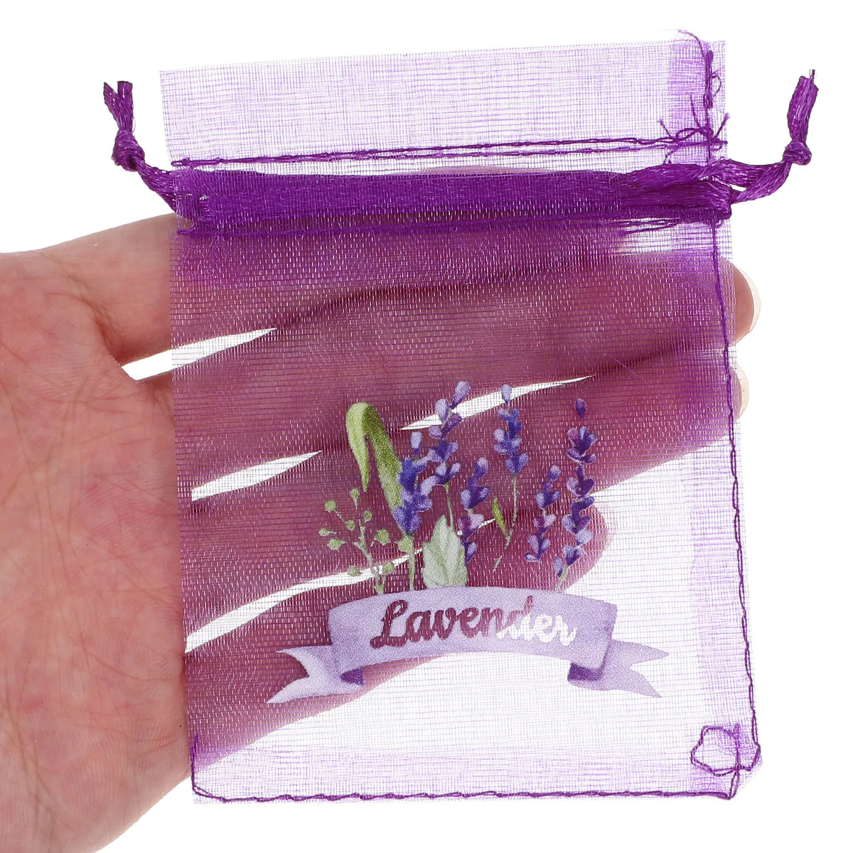 20-Pack Mesh Drawstring Sachet Bags for Lavender & Dried Flowers Mesh Sachet Bags SWANS