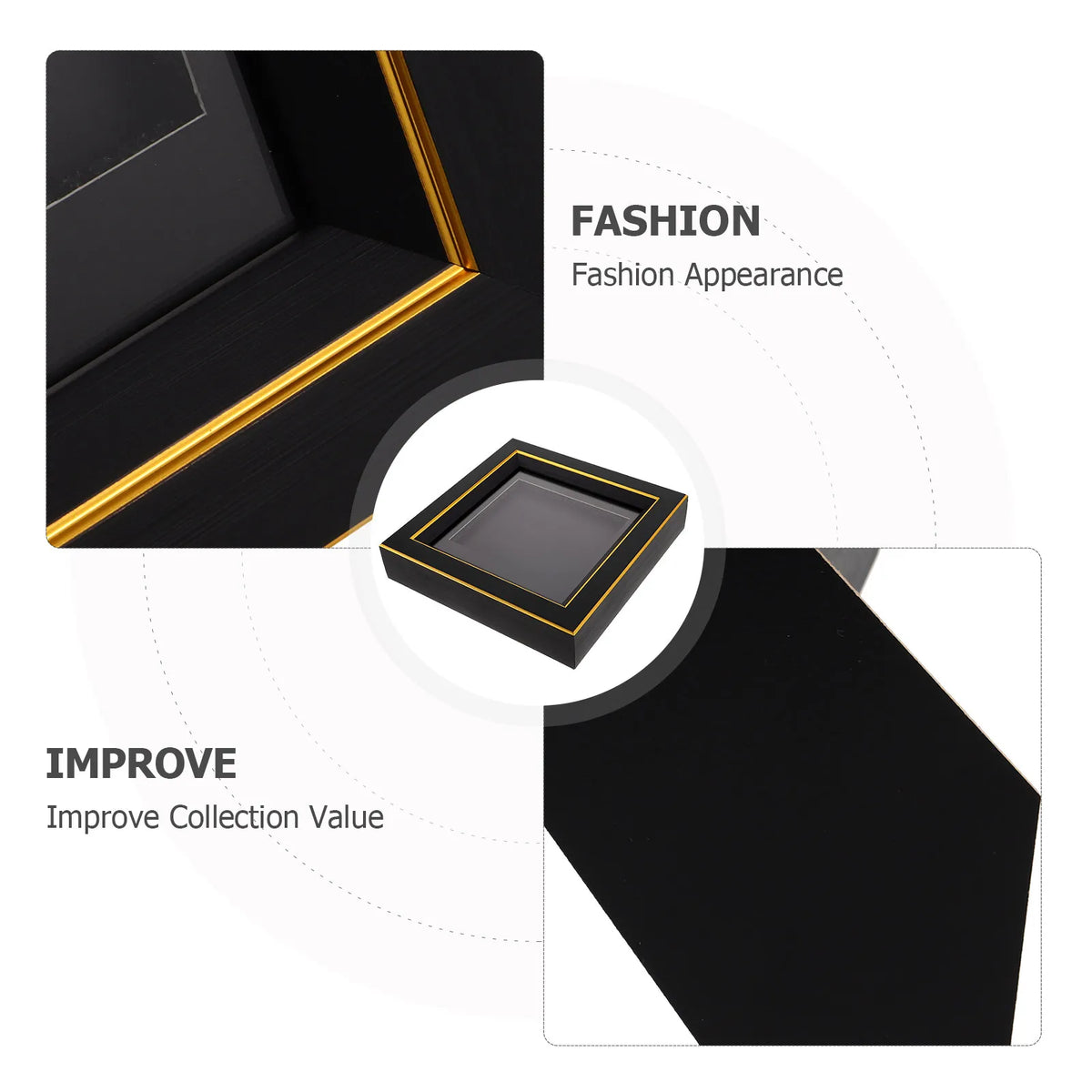 Vinyl Record & CD Display Frame – Wall Mount or Tabletop Record Display Frame SWANS