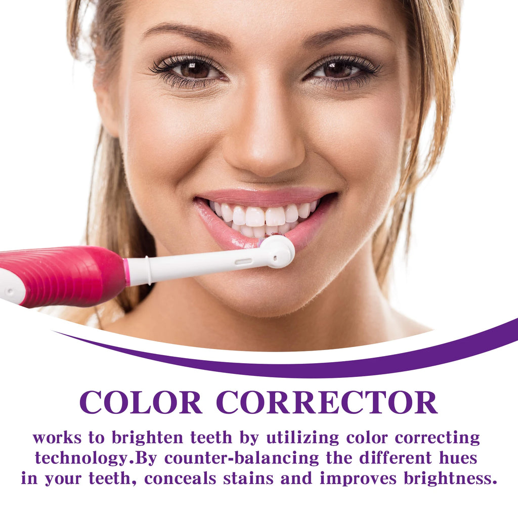 V34 Purple Toothpaste Cleaning Mousse – Pump Oral Care Toothpaste Mousse SWANS