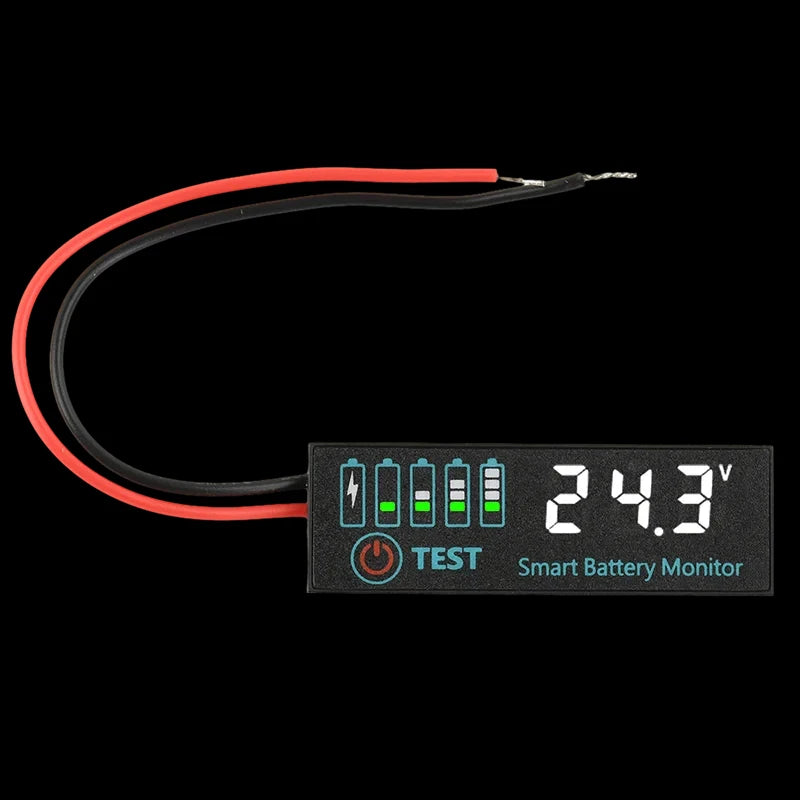 Battery Level Indicator LCD – 3S–12S Li-ion, LiPo & Lead Acid Battery Voltage Meter SWANS 3