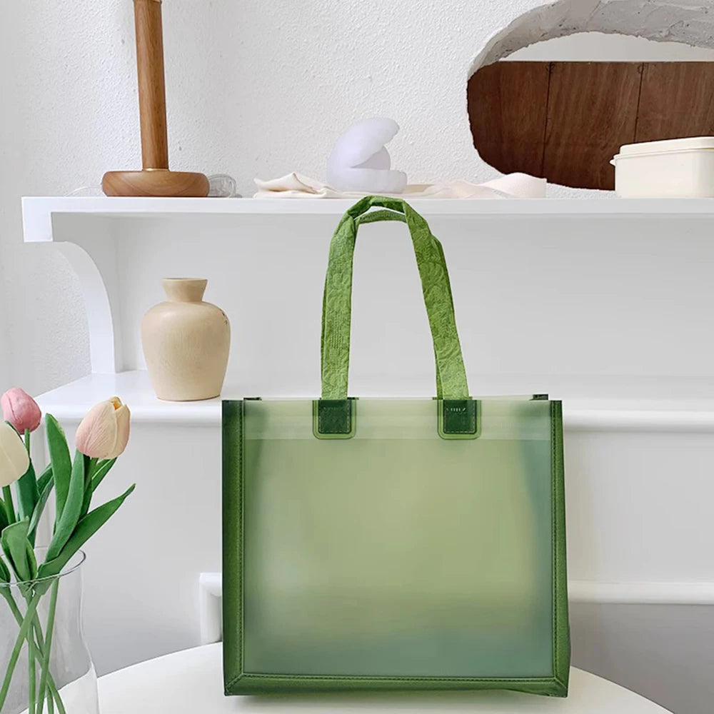 Thickened PVC Tote Bag – 3 Sizes, 4 Colors | Gift & Shopping PVC Tote Bag SWANS