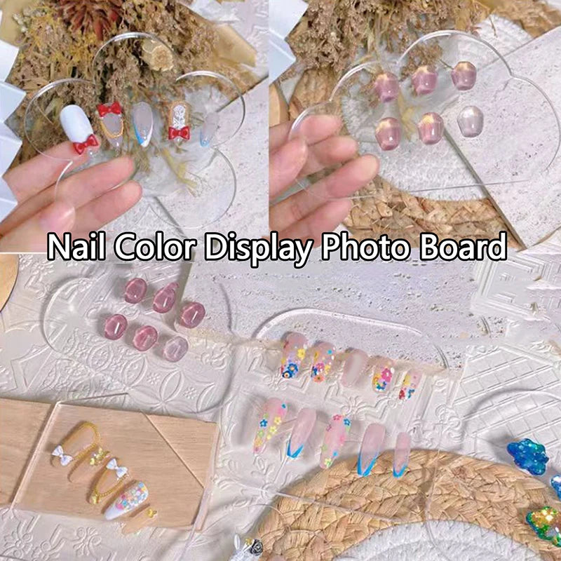 Acrylic Nail Art Color Palette – Multifunction Mixing Board Nail Art Palette SWANS