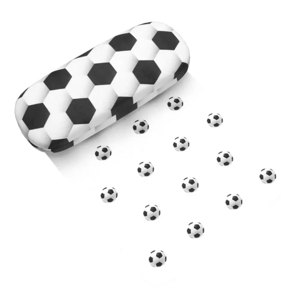Sports Pattern Glasses Case – Anti-Pressure Metal Spectacle Box Eyeglasses Case SWANS Football type