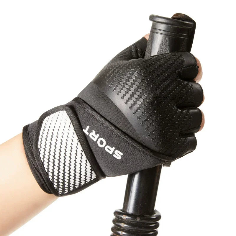Workout Gloves Wrist Wrap – Palm Protection & Extra Grip Workout Gloves SWANS