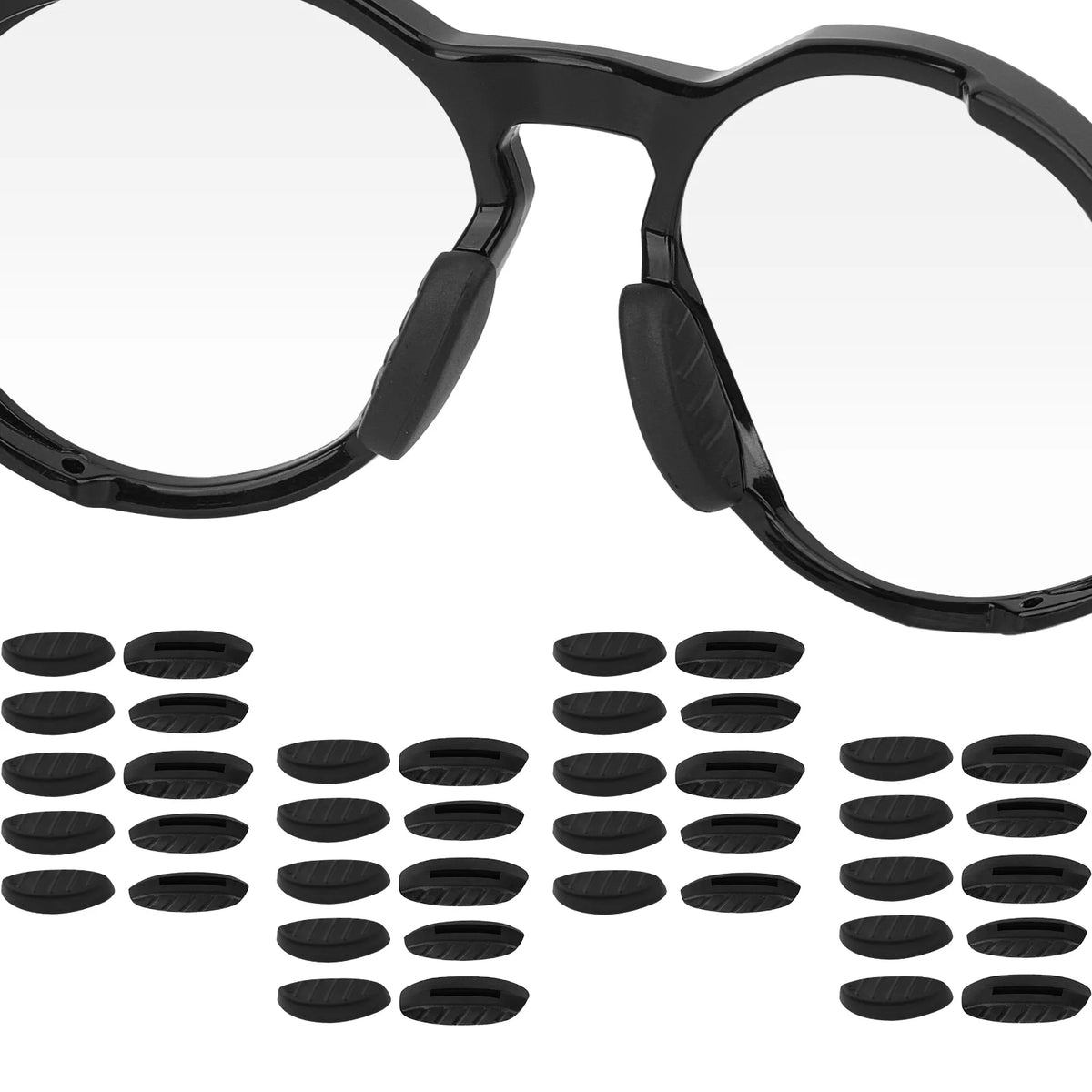 Silicone Nose Pads for Oakley Plazma OO9019 & OO9019A Frames Eyewear Accessories SWANS 10 Pairs
