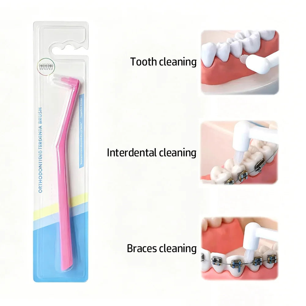 SWANS Single Tuft Toothbrush – Soft Interdental Brush Interdental Toothbrush SWANS 1PC PINK