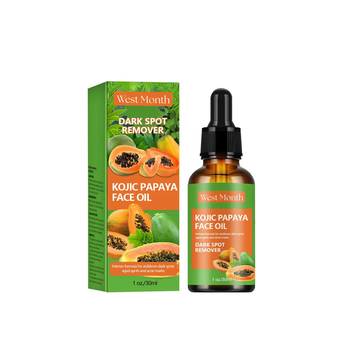 West Month Dark Spot Brightening Whitening Face Oil 30ml Brightening Face Oil SWANS 30ml Boxed