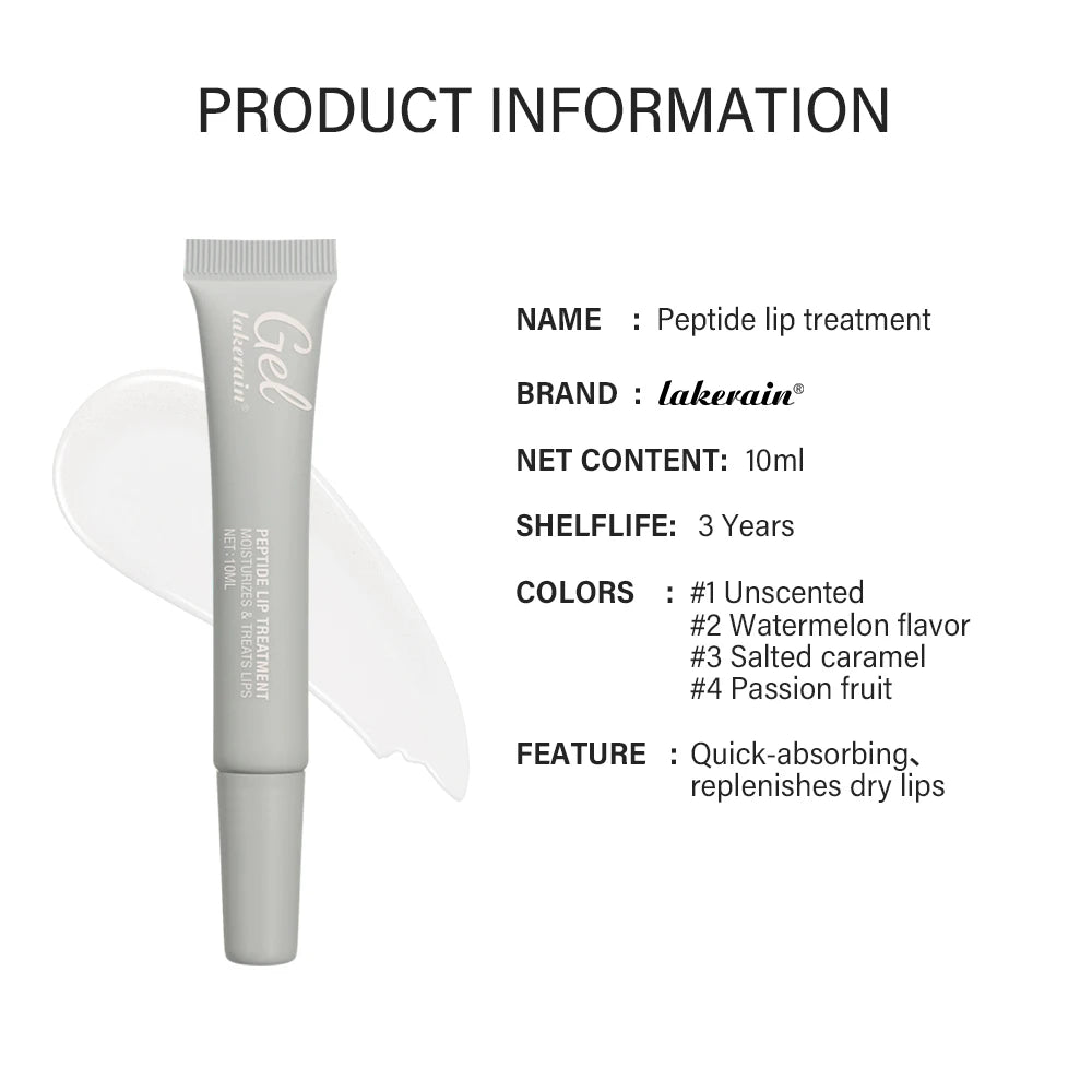 Lakerain Peptide Lip Treatment Gel – Hydrating & Plumping 10ml Lip Treatment Gel SWANS