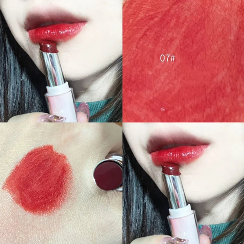 Water Gloss Mirror Lipstick – Crystal Jelly Moisturizing Lip Mirror Lip Gloss SWANS 07