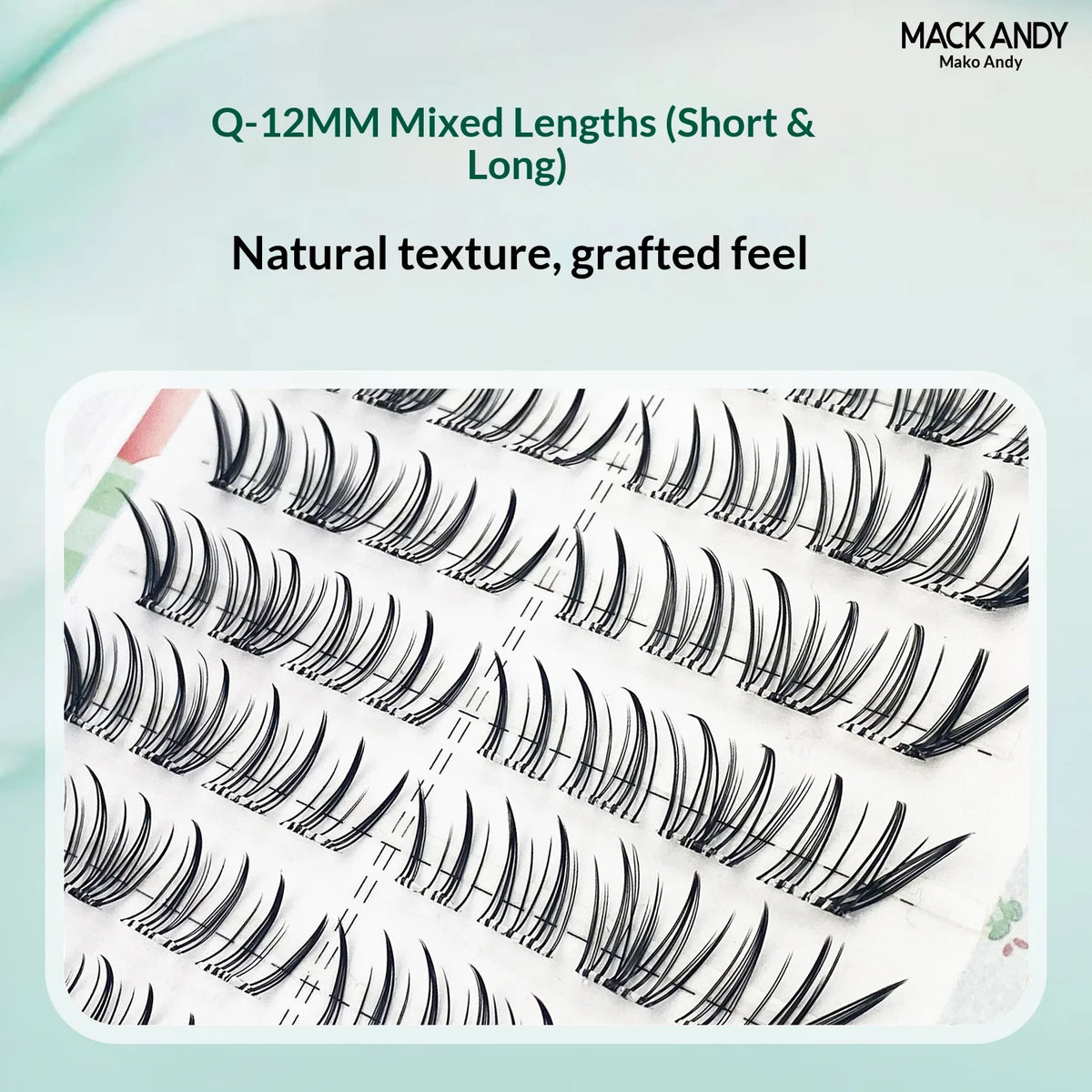 Glue-Free Wispy Cat Eye False Lashes – Reusable Manga Style False Eyelashes SWANS