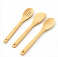 ROSENICE 3-Pc Bamboo Spatula Set – Non-Scratch Long Handle Bamboo Spatula Set SWANS Default Title