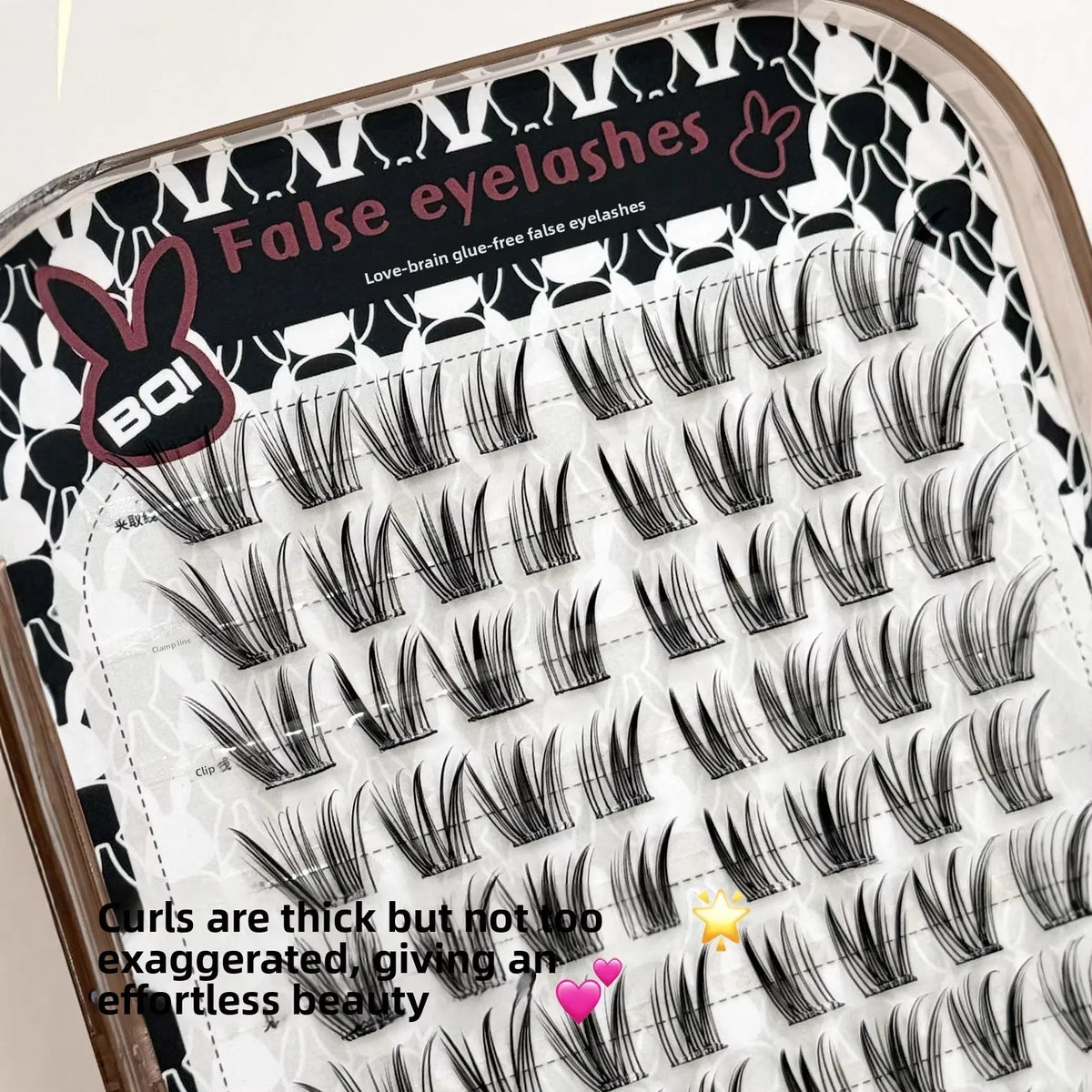 Self-Adhesive Anime False Eyelashes – Wispy Fox Eye No Glue False Eyelashes SWANS