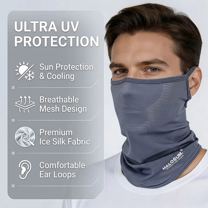 Ice Silk Balaclava Full Face Mask – UV Sun Protection Face Mask Balaclava SWANS