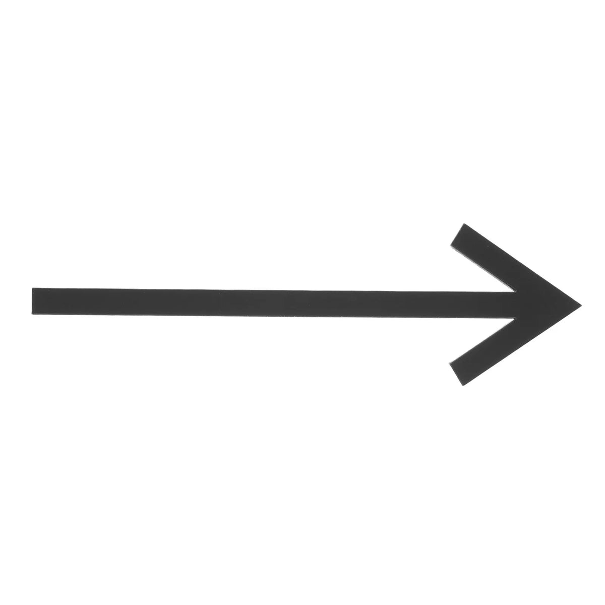 8-Inch Acrylic Self-Stick Arrow Sign – Outdoor Yard Directional Directional Yard Sign SWANS