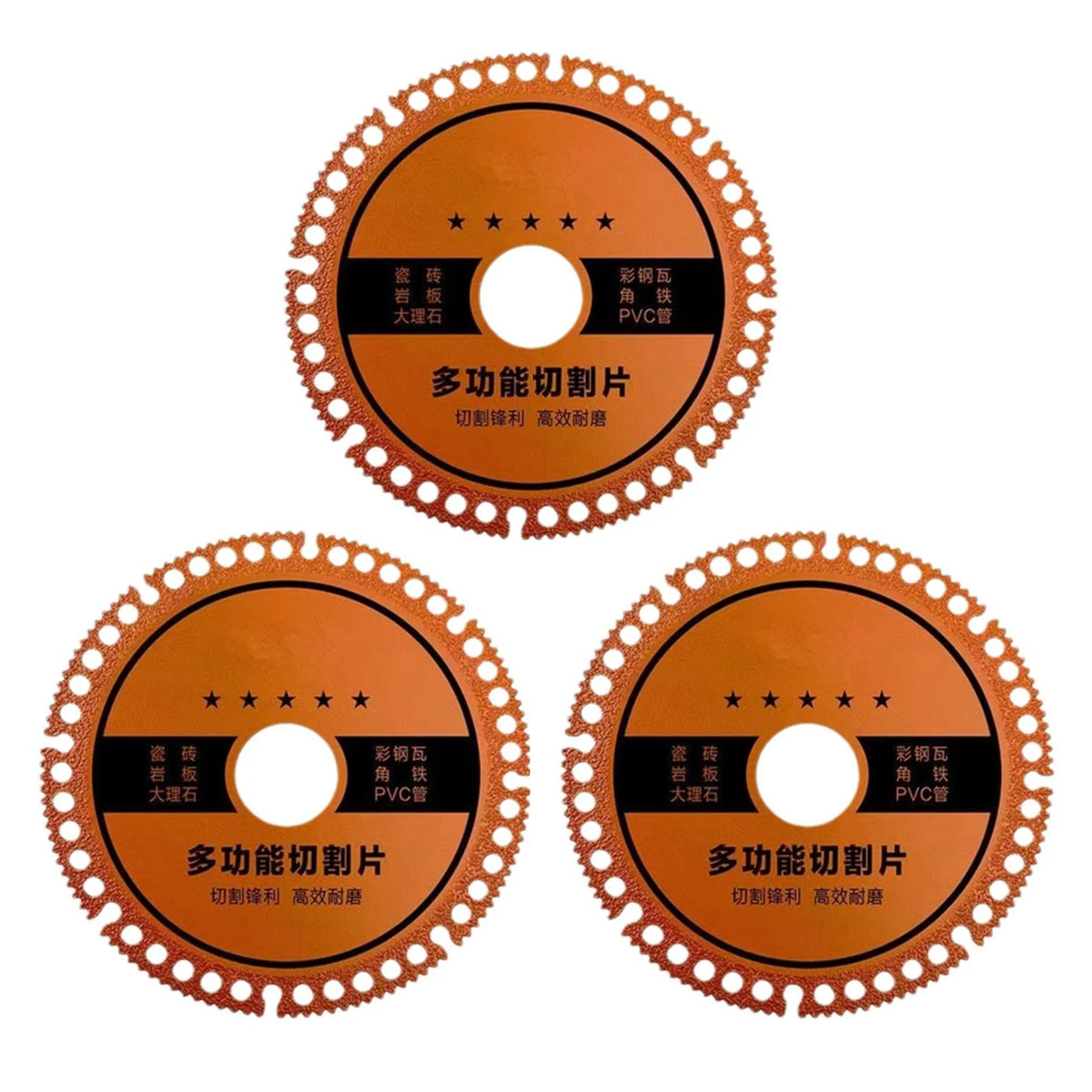 Diamond Cutting Disc 100mm Angle Grinder – Tile & Marble Diamond Cutting Disc SWANS Orange-3Pcs