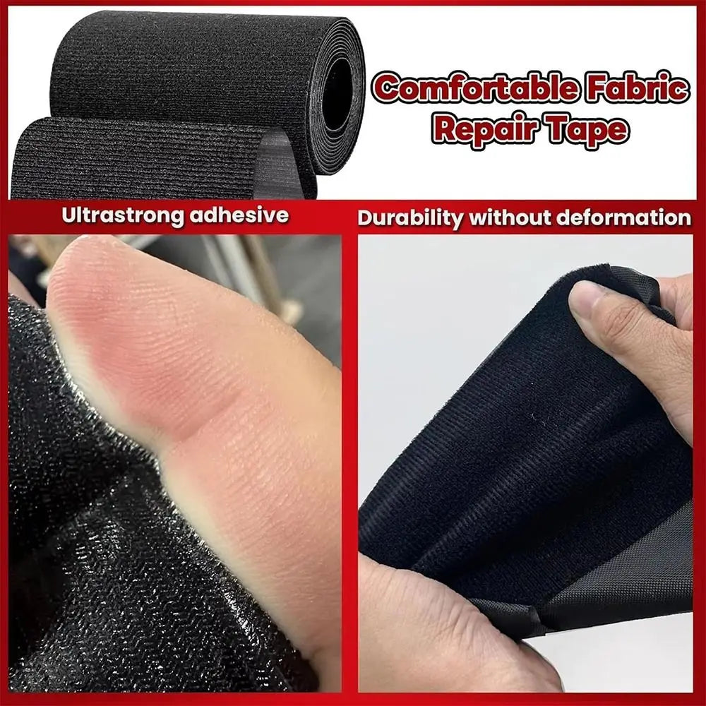 Heavy Duty Self-Adhesive Fabric Repair Tape – No Sew Black Fabric Repair Tape SWANS
