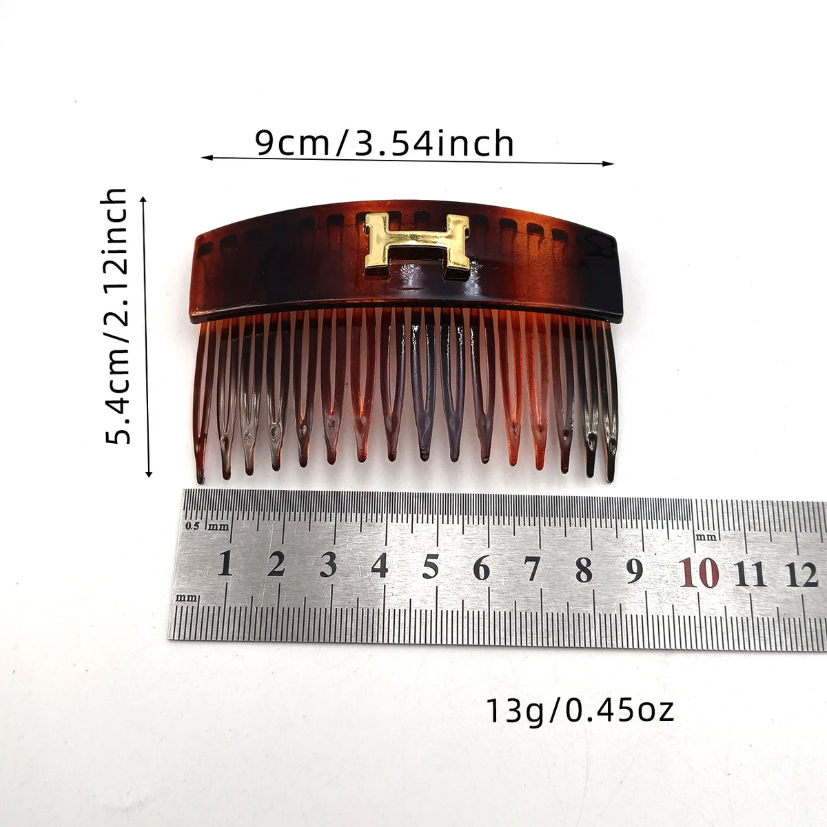 SWANS Frosted Plastic Hair Comb – Invisible Holder for Women Hair Styling Comb SWANS