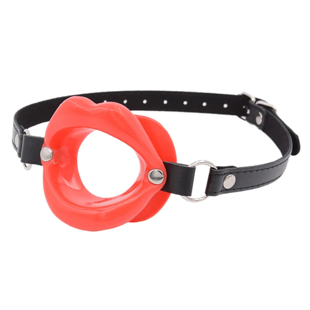 Silicone Mouth Gag Adjustable Strap – 4 Colors Intimate Accessory SWANS B