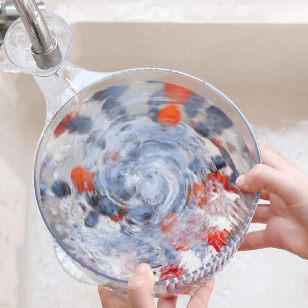 SWANS Vortex Fruit & Vegetable Washer Bowl with Strainer Fruit Washer Bowl SWANS