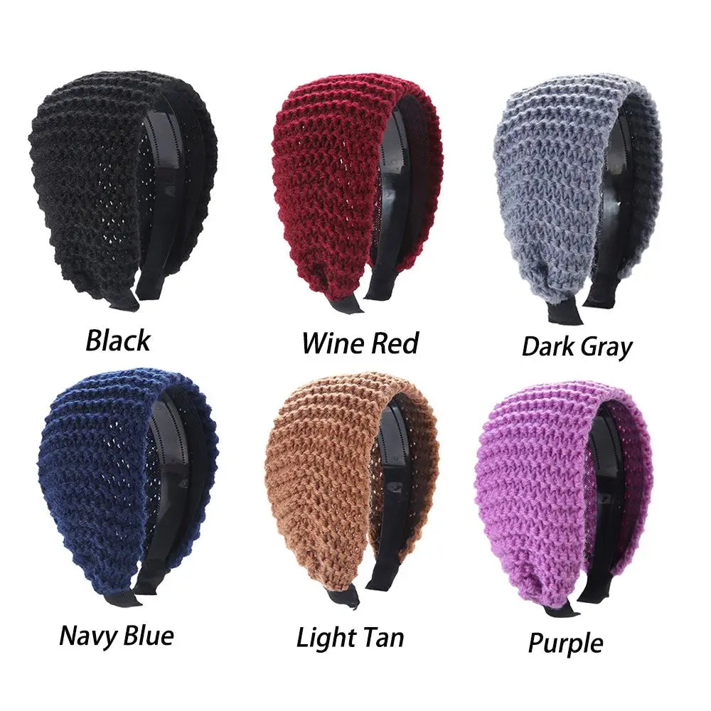 Women's Knitted Headband – Warm Wool Head Wrap Accessory Knitted Headband SWANS