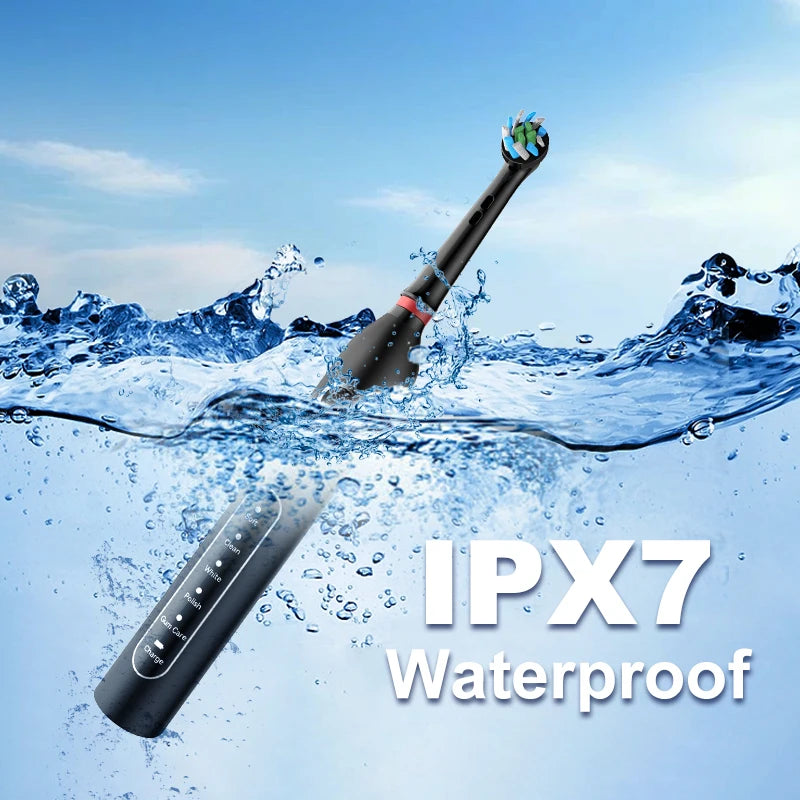 YUNCHI M01 Rotary Electric Toothbrush – 5 Modes & 60-Day Battery Electric Toothbrush SWANS