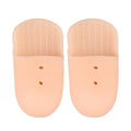 Silicone Toe Caps Breathable Finger Protector Sleeves 1 Pair Silicone Toe Protector SWANS Nude