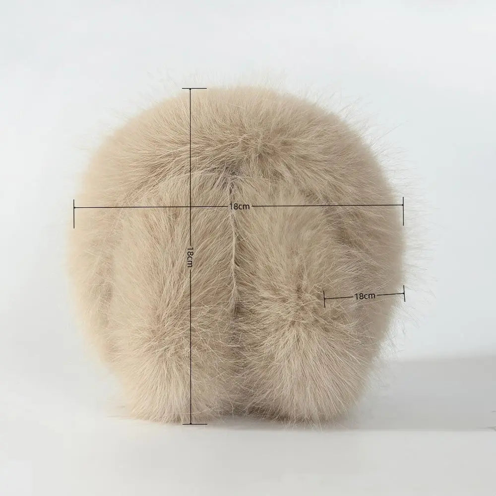 Foldable Faux Fur Earmuffs – Unisex Winter Ear Warmers Winter Ear Warmers SWANS