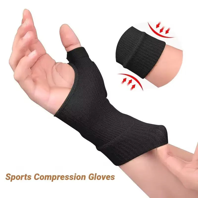 Wrist & Thumb Compression Support Gloves – Breathable Knit Compression Support Gloves SWANS