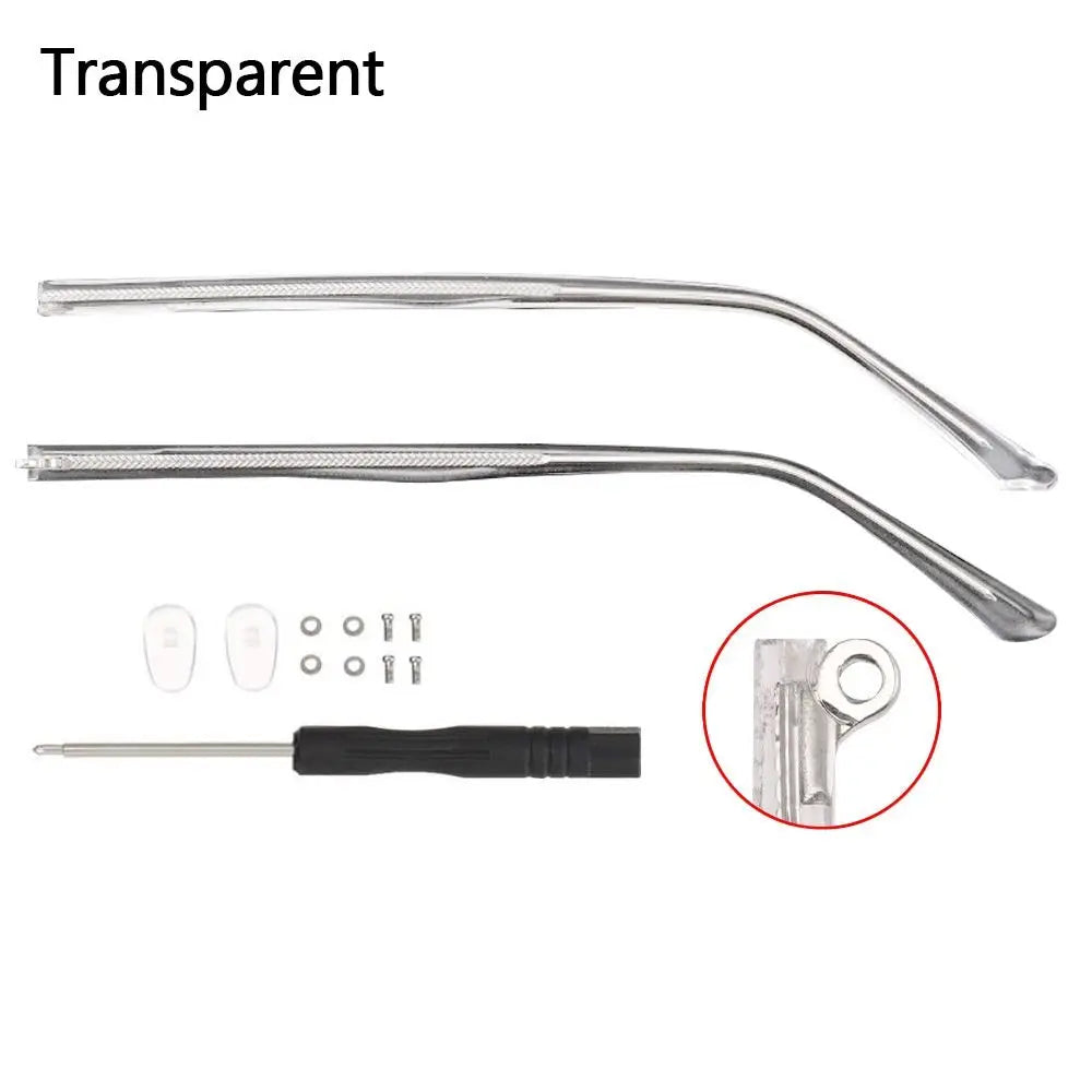 Universal Eyeglasses Temple Arms Repair Kit – Anti-Slip Eyewear Repair Kit SWANS transparent