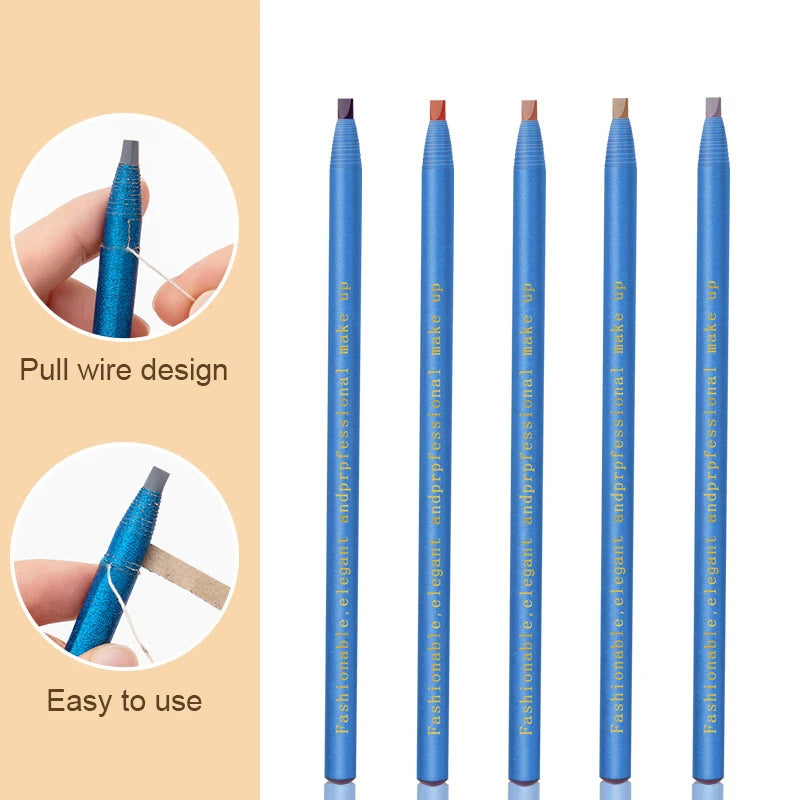 Waterproof Microblading Eyebrow Pencil – Long-Lasting Brow Pen Eyebrow Pencil SWANS