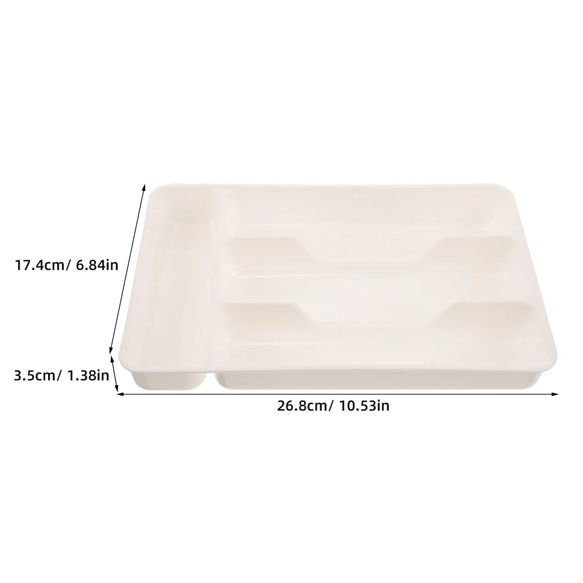 2-Pack Stackable Cutlery Organizer Tray | Utensil Storage Utensil Organizer Tray SWANS