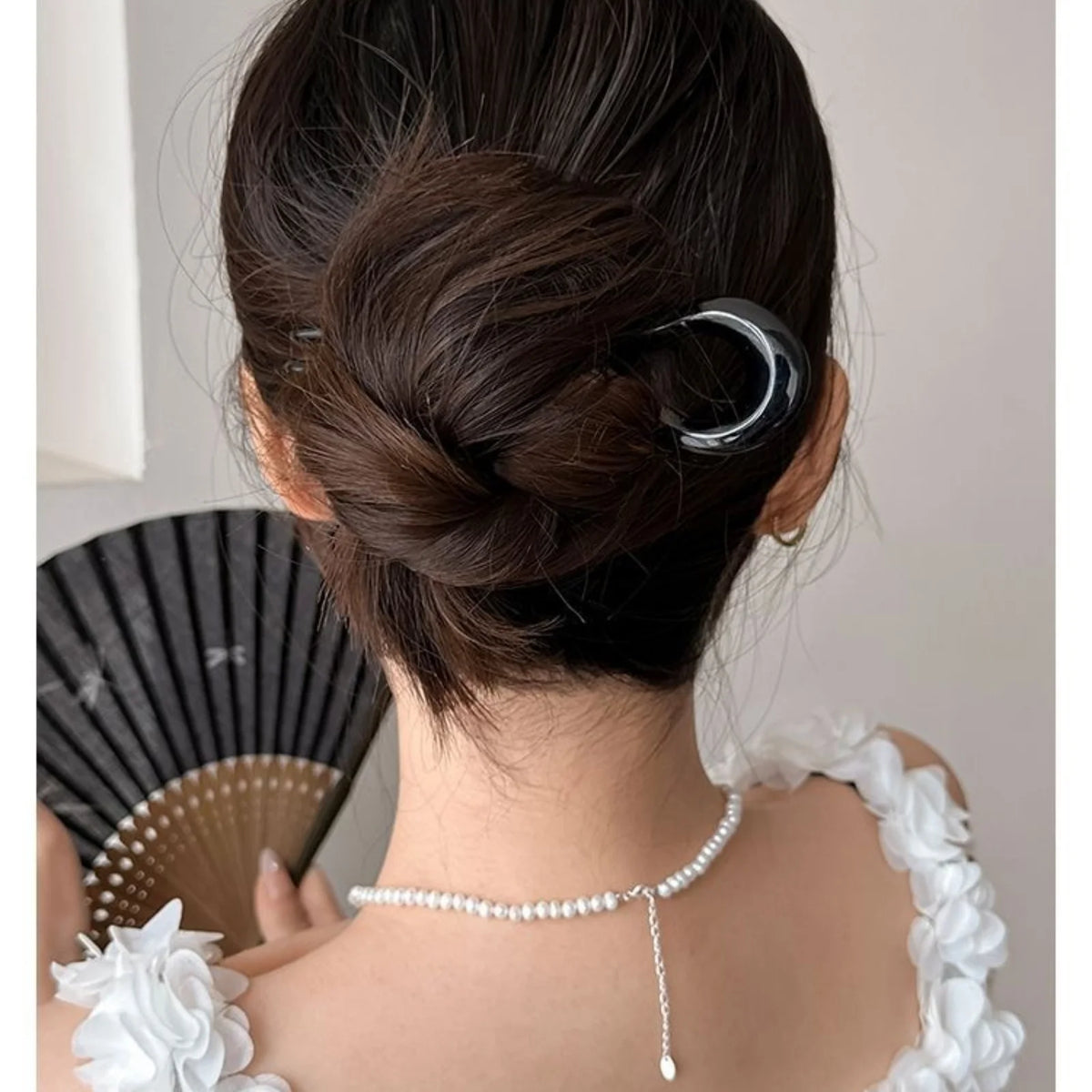 Wave Hair Stick & 4 Mixed U-Clips Set – Women's Updo Accessories Hair Accessories Set SWANS