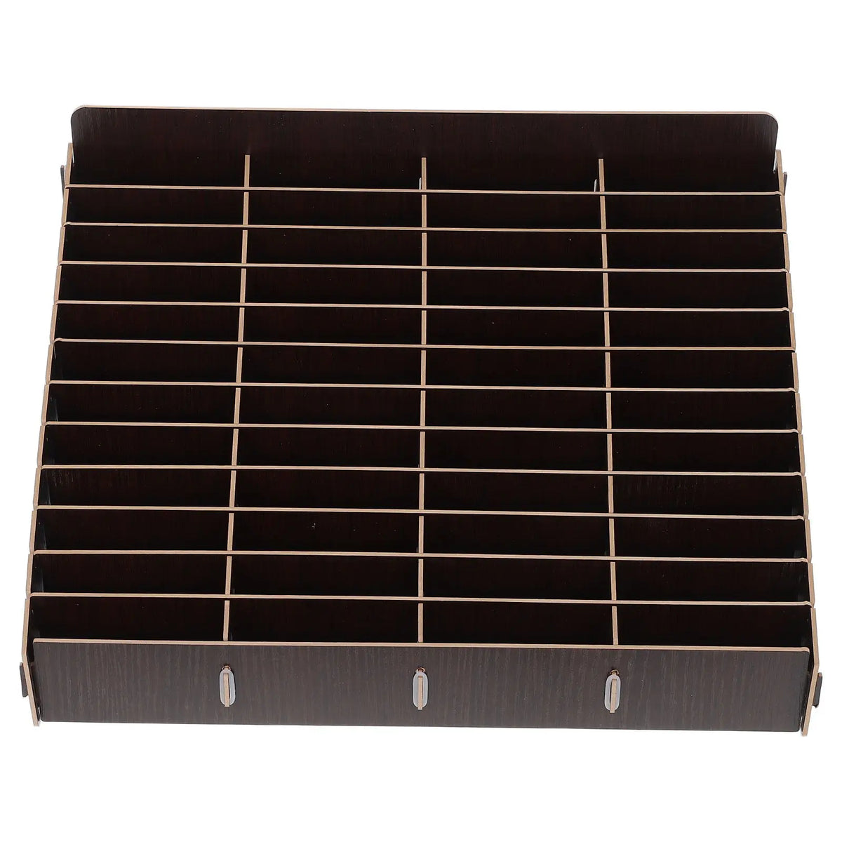 Wood 48-Grid Phone Storage Box – Classroom & Office Organizer Phone Storage Organizer SWANS Default Title