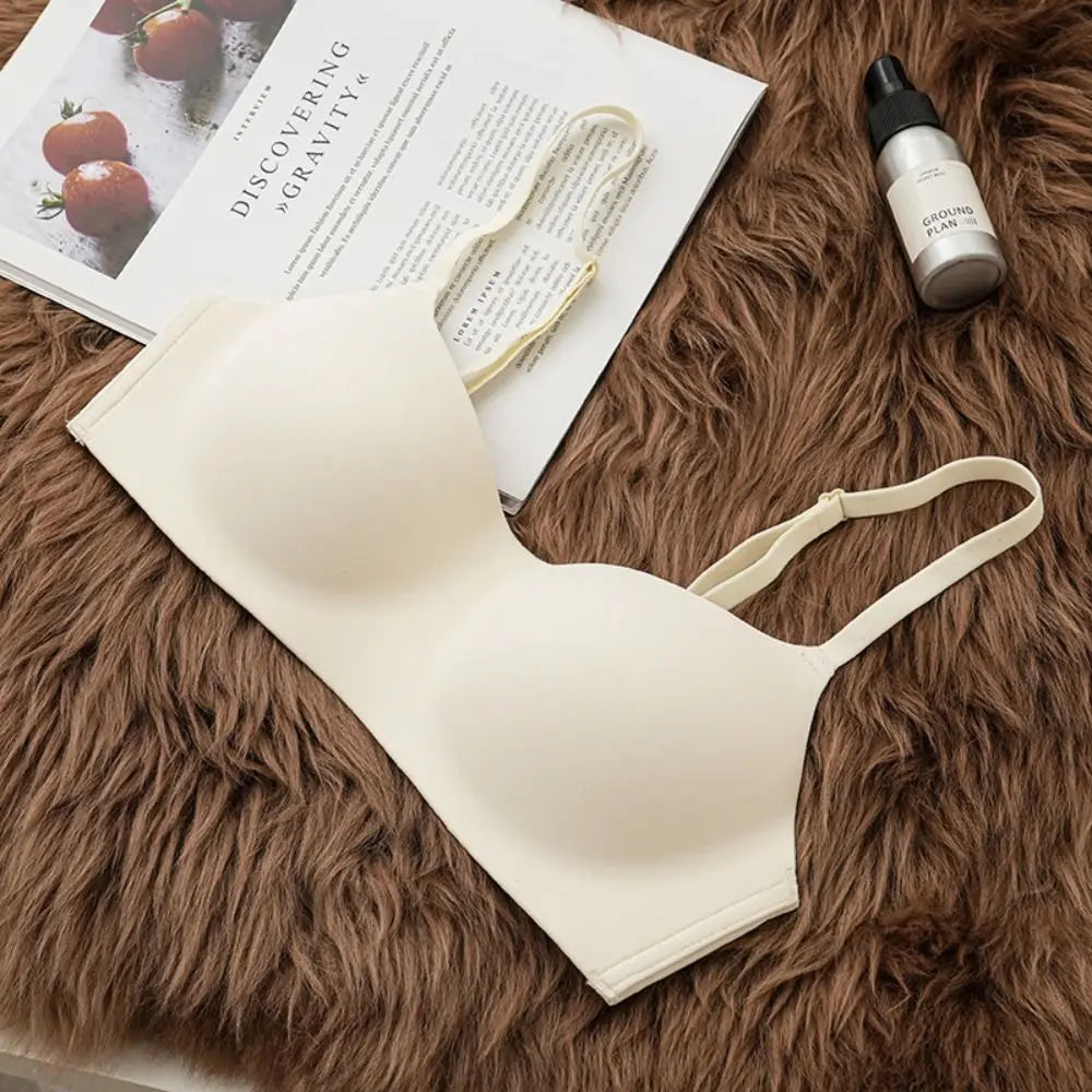 SWANS Seamless Wireless Bra – Soft Breathable Push-Up Comfort Wireless Seamless Bra SWANS white 70A