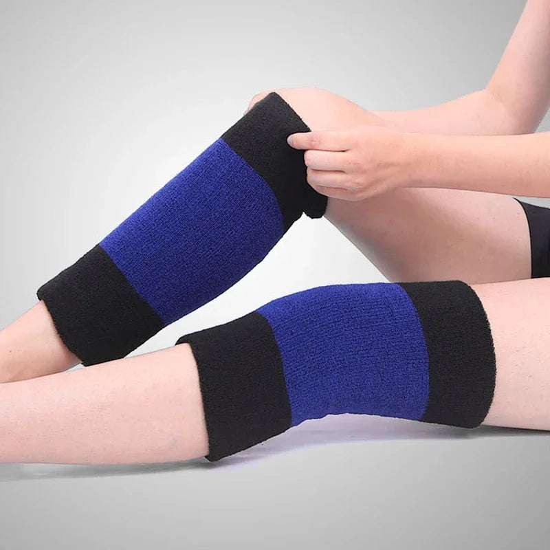 Thermal Knee Warmer Sleeves – Double Knit Bamboo Fiber, 1 Pair Knee Warmer Sleeves SWANS