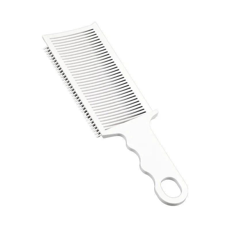 SWANS Flat Top Barber Clipper Comb – Men's Hair Cutting Tool Barber Clipper Comb SWANS white color