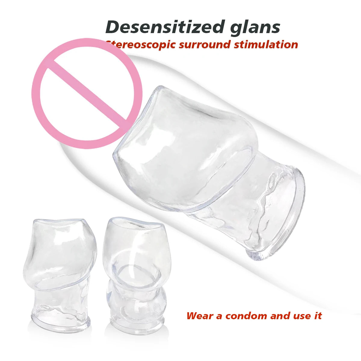 Silicone Reusable Sleeve Extender – Couples Intimacy Toy Intimacy Sleeve Toy SWANS