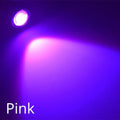 10-Pack 18mm Eagle Eye LED Car Lights 12V IP65 Multicolor DRL Eagle Eye LED Light SWANS Pink Silver Shell