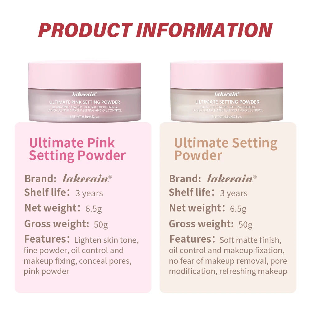 Matte Setting Loose Powder – Oil Control & Long-Lasting Finish Loose Setting Powder SWANS
