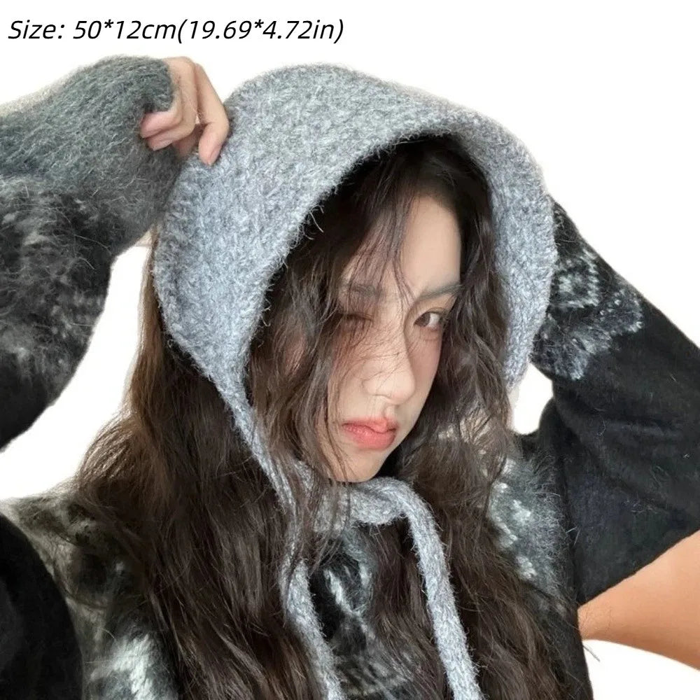 Women's Soft Knitted Ear Warmer – Windproof Winter Earmuffs Winter Ear Warmer SWANS