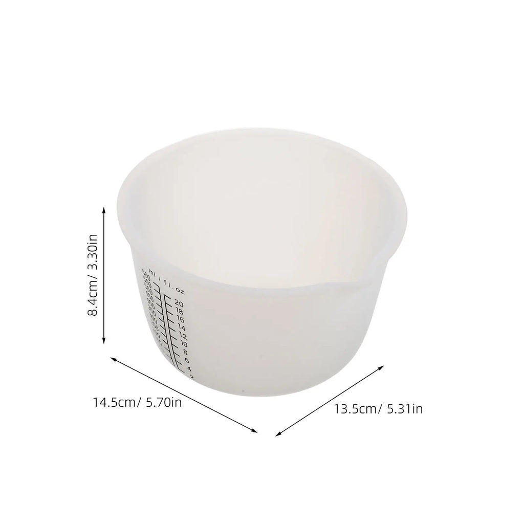 3-Pack Silicone Epoxy Resin Mixing Cups – Reusable Non-Stick Resin Mixing Cups SWANS