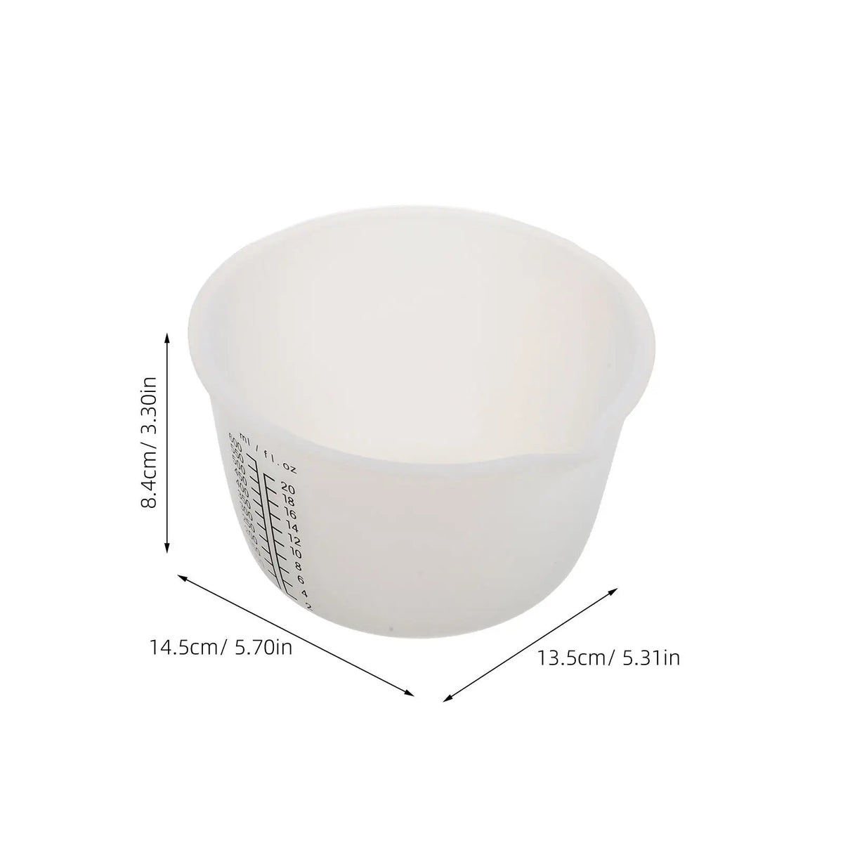 3-Pack Silicone Epoxy Resin Mixing Cups – Reusable Non-Stick Resin Mixing Cups SWANS
