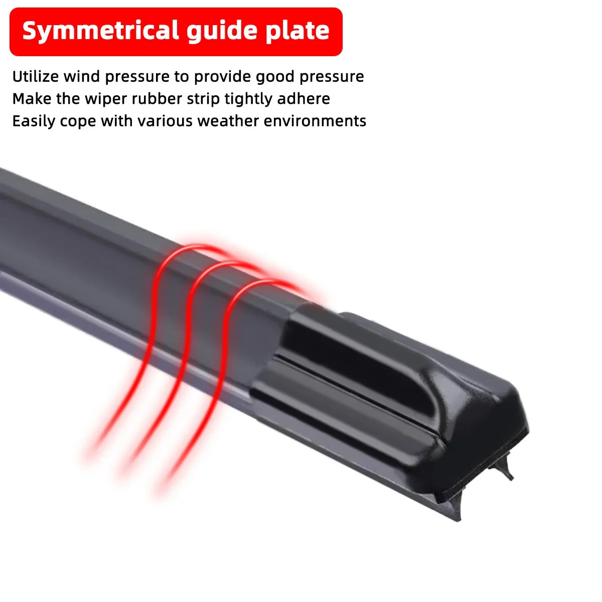 Universal Double Rubber Wiper Blade J/U-Hook – All-Season Windshield Wiper Blade SWANS