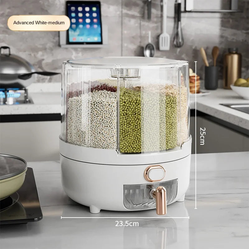 6KG Sealed Rice & Grain Storage Box – Moisture & Insect Proof Grain Storage Container SWANS