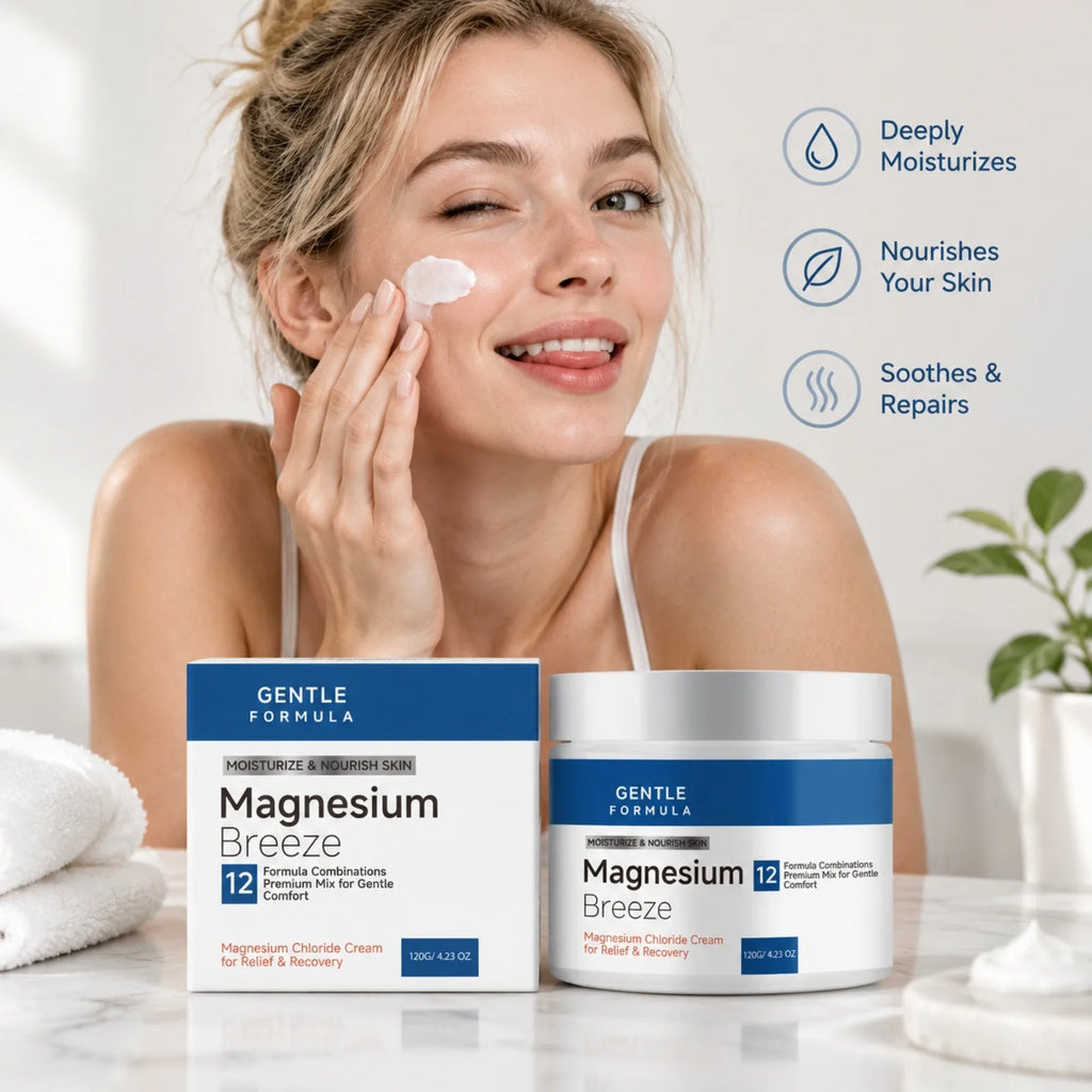 Magnesium Chloride Cooling Body Cream – Moisturizing Daily Care Body Moisturizing Cream SWANS