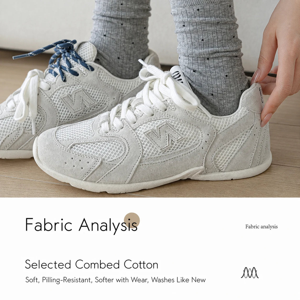 Women's Combed Cotton Slouch Socks – Ruffled Mid-Calf 2-Pack Women's Cotton Socks SWANS