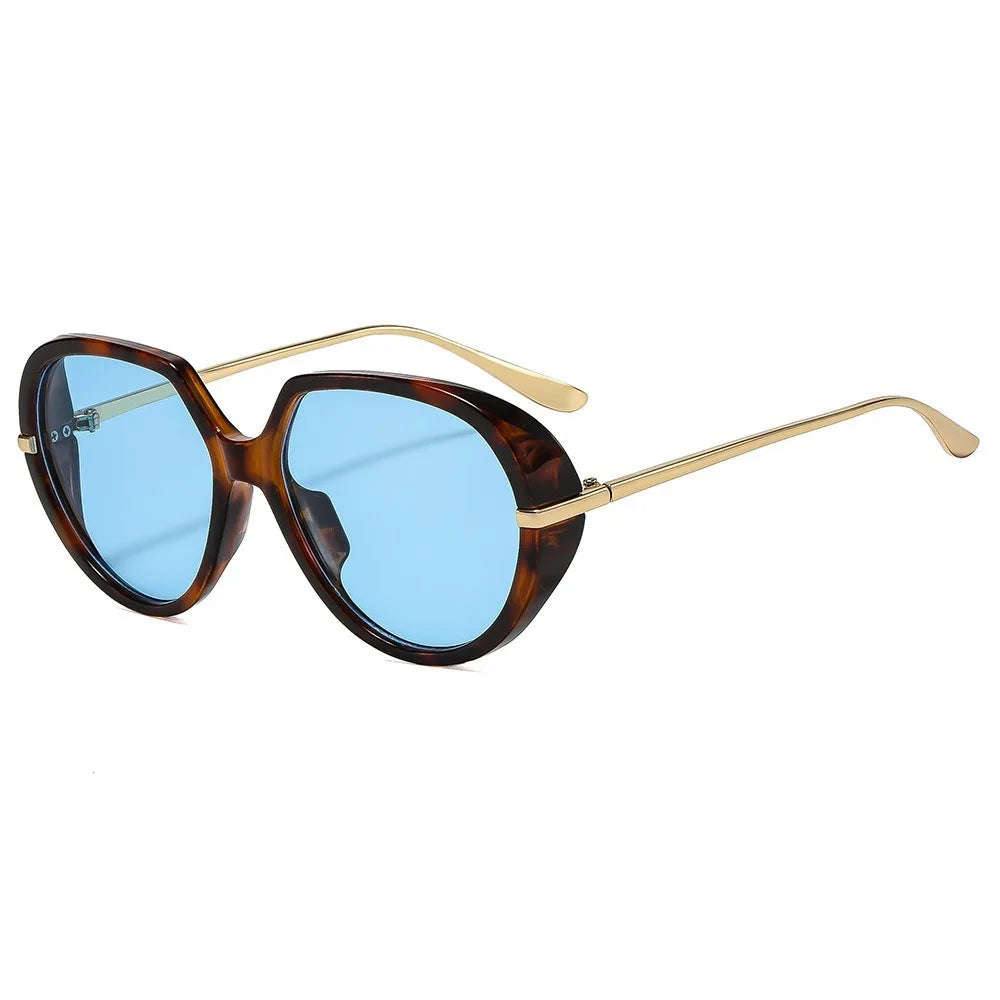 Y2K Oversized Pilot Sunglasses Unisex UV400 Vintage Shades Fashion Sunglasses SWANS