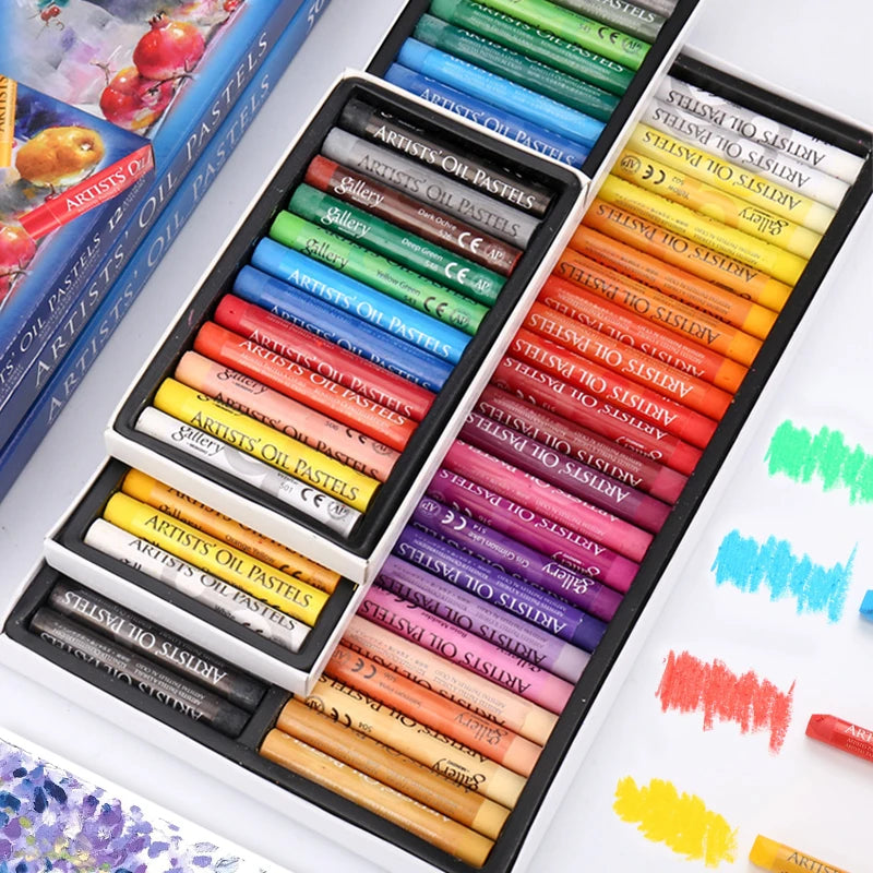 SWANS 25-Color Soft Oil Pastel Set – Washable Art Supplies Oil Pastel Set SWANS
