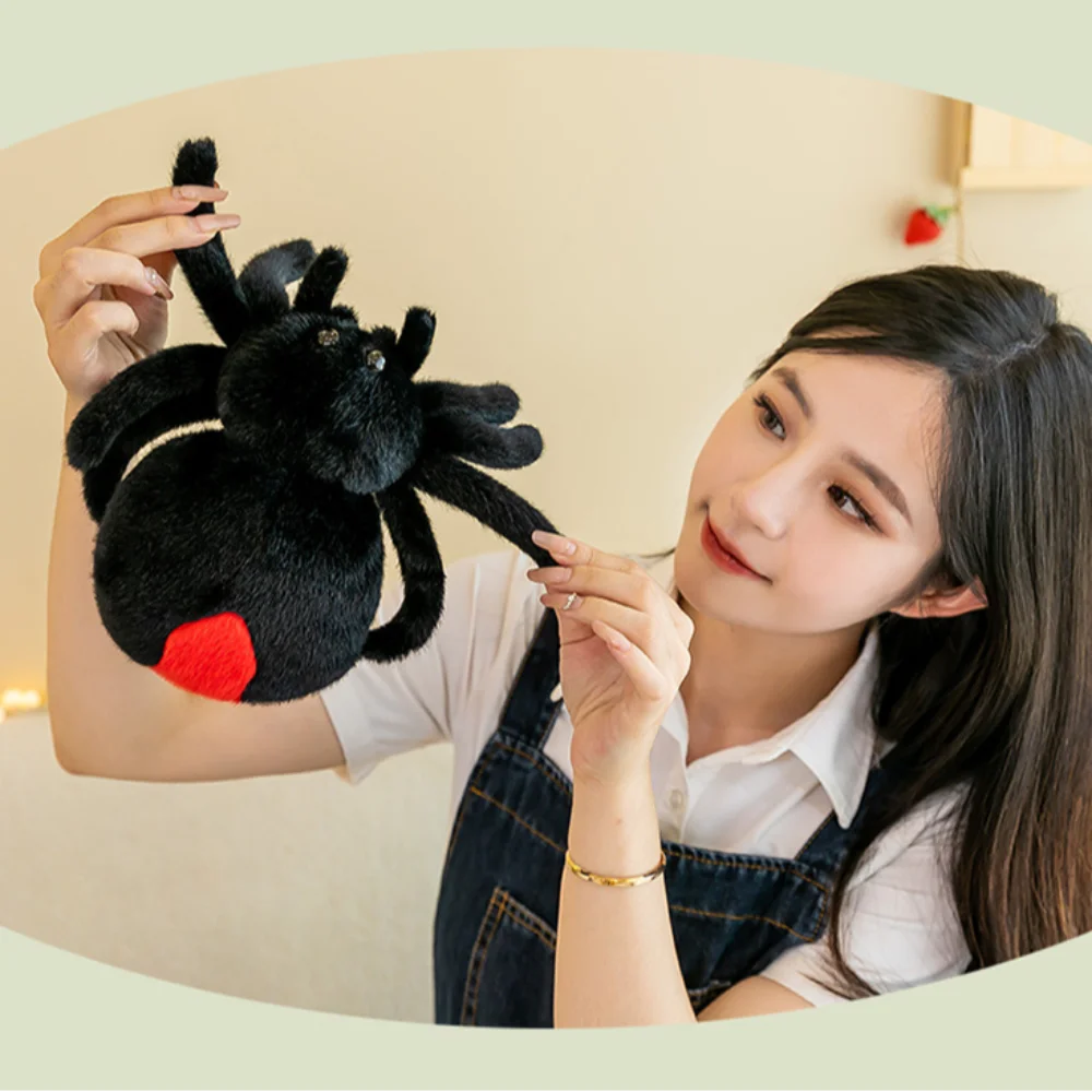 25cm Jumping Spider Plush Toy – Cute Realistic Stuffed Doll Plush Stuffed Toy SWANS